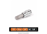 EG 1/4" nasadni ključ s torx nastavkom 37 mm/T27